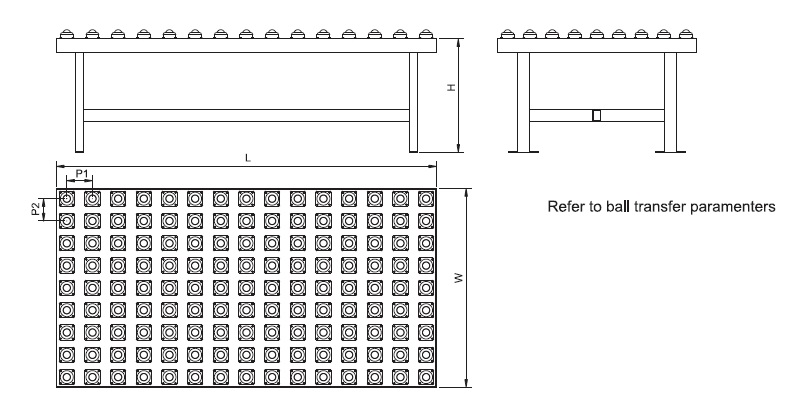 Ball Transfer Table