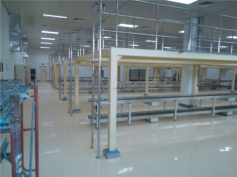 The roller conveyor project for Master Kongs new factory is nearly completed!